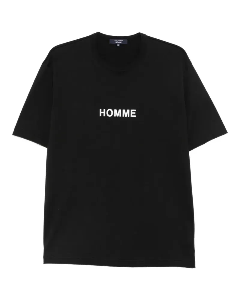 Comme des Garçons T-Shirt mit Logo-Print - Schwarz Schwarz