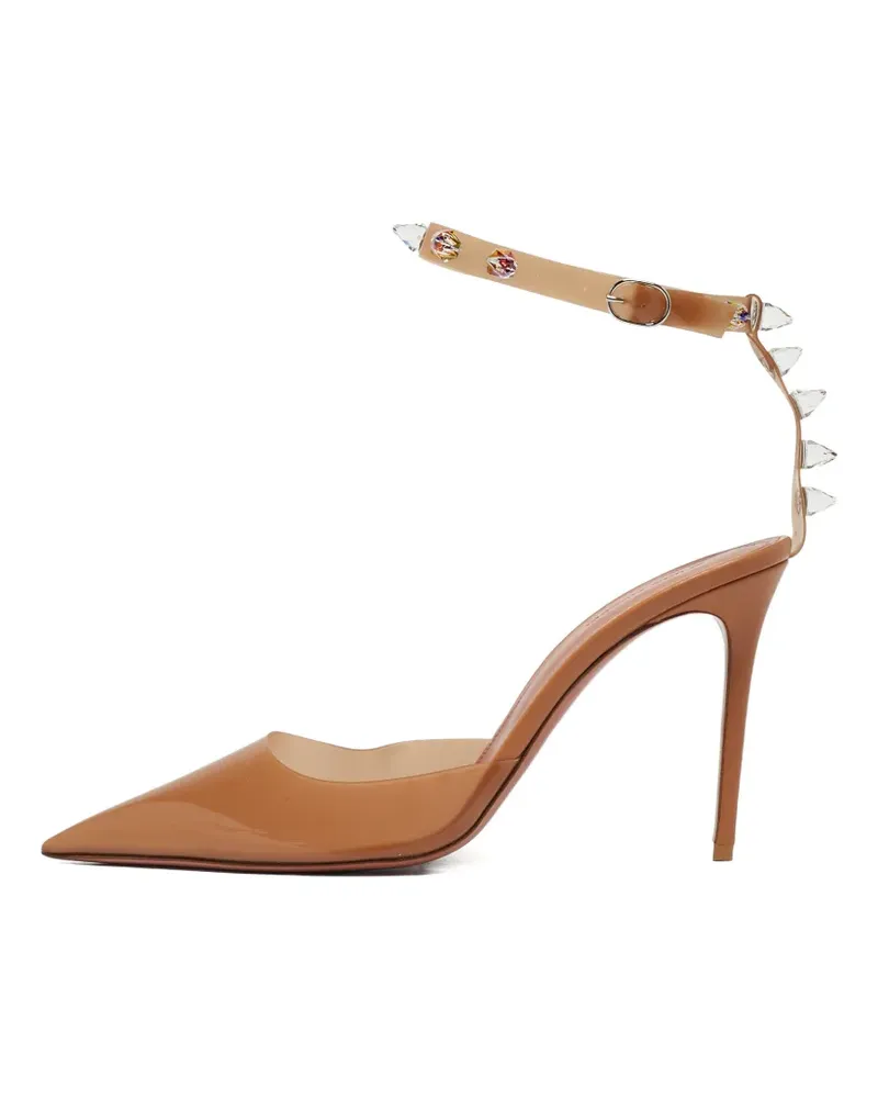 Amina Muaddi Julia pointed-toe pumps - Braun Braun