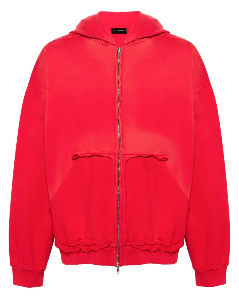 Balenciaga Tape Type Hoodie - Rot Rot