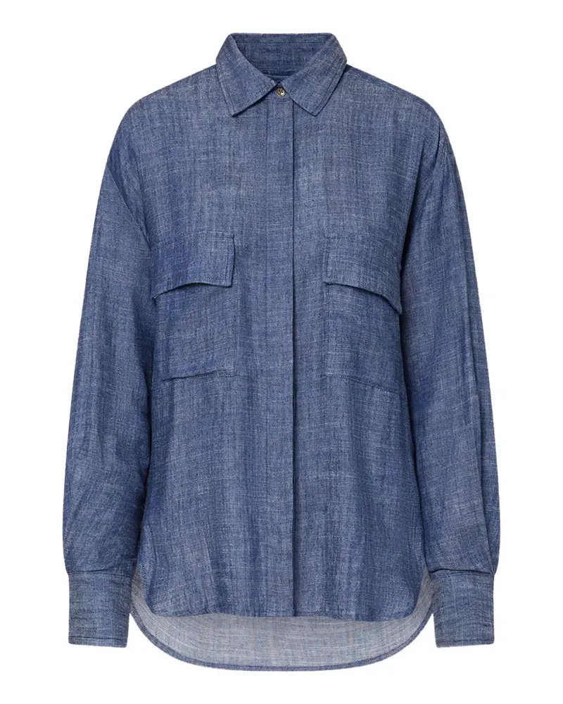 Peuterey flap-pocket shirt - Blau Blau