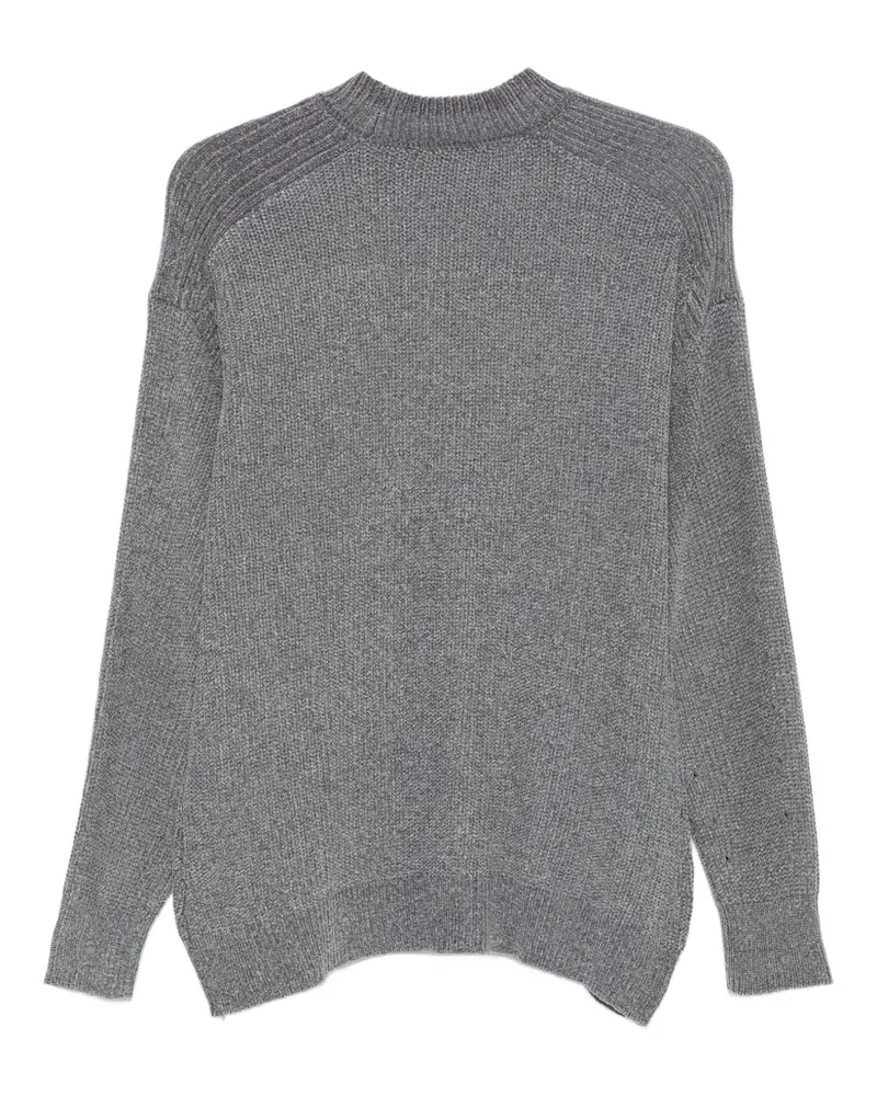 Daniele Alessandrini ribbed crew-neck sweater - Grau Grau