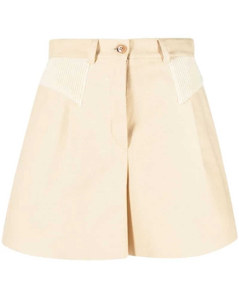 Kenzo Shorts mit hohem Bund - Nude Nude