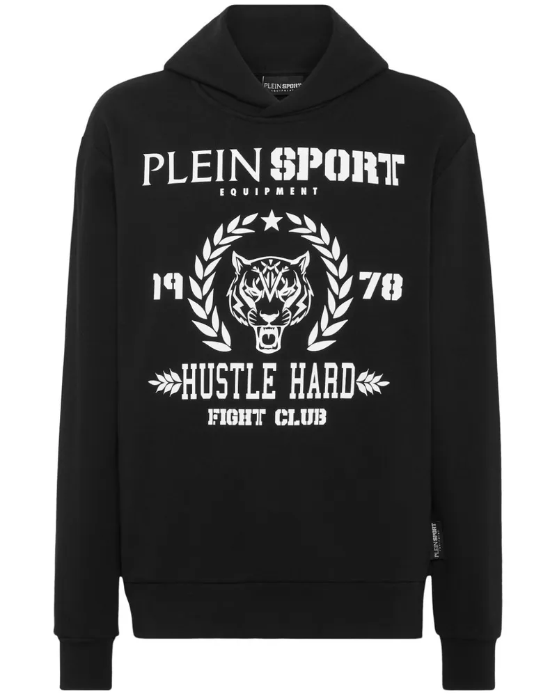 Philipp Plein Hoodie mit Logo-Print - Schwarz Schwarz