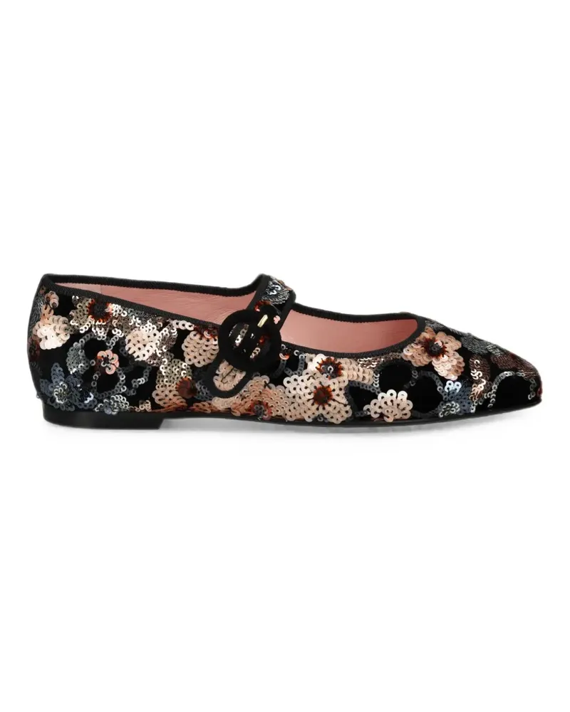 Pretty Ballerinas Camille Ballerinas mit Pailletten - Schwarz Schwarz