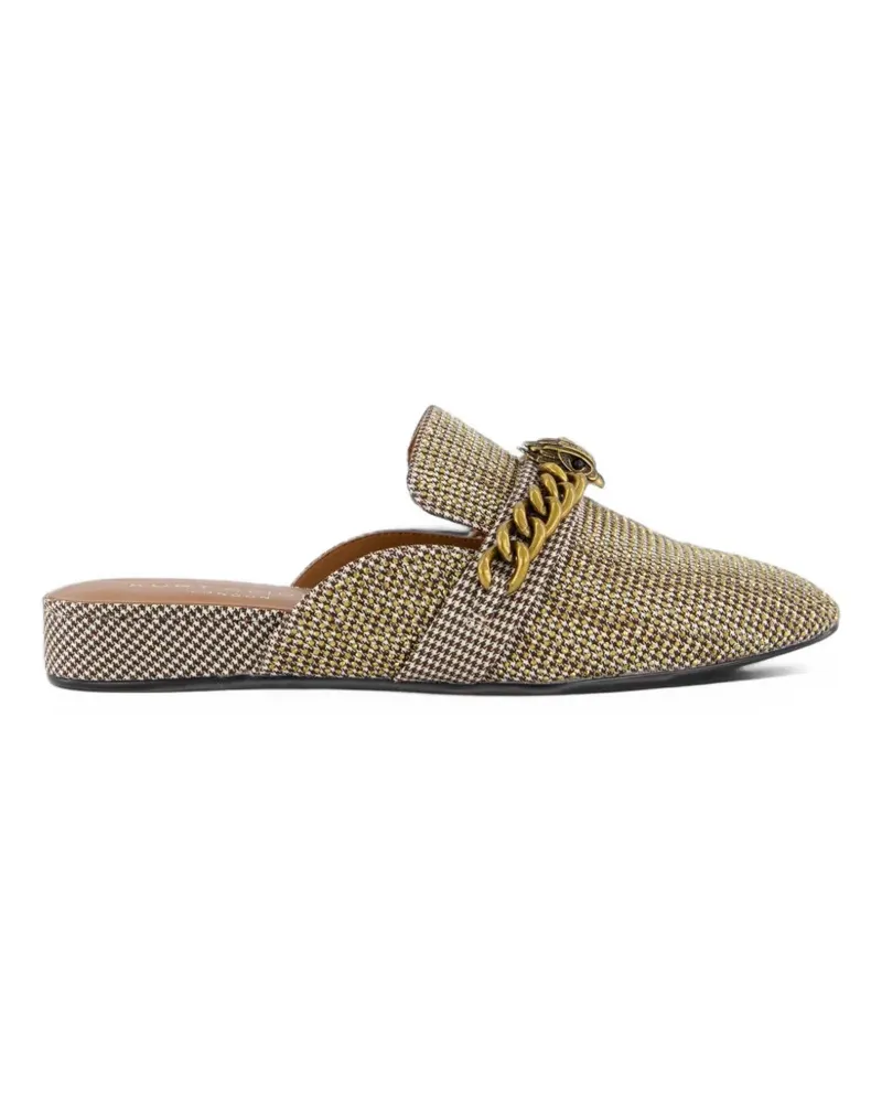 Kurt Geiger Chelsea chain-link mules - Gold Gold