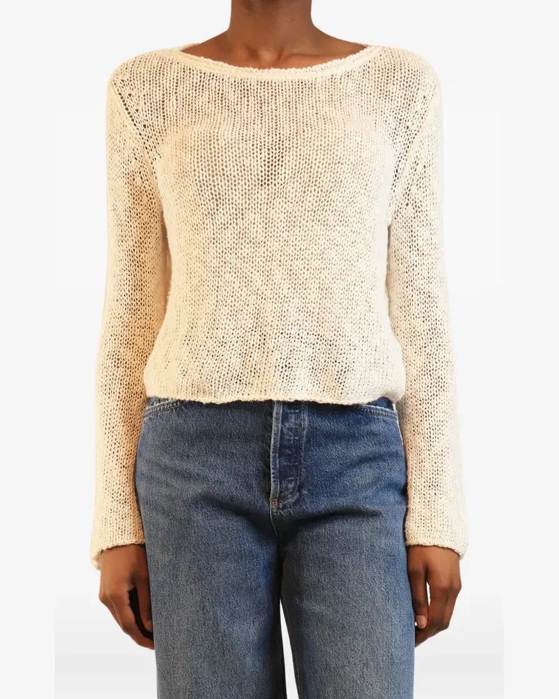 James Perse loose-knit sweater - Nude Nude