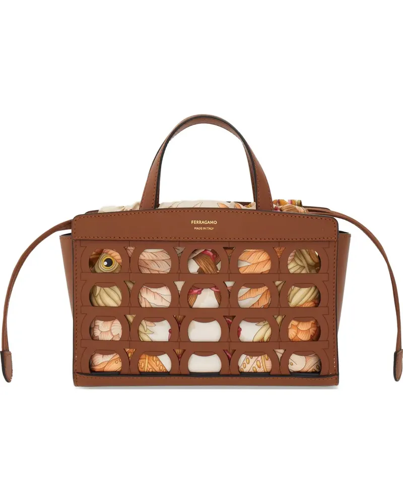 Ferragamo mini tote bag - Braun Braun