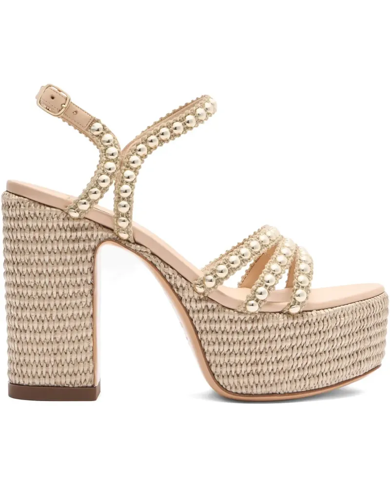 Casadei Isa Studsway Sandalen 120mm - Nude Nude