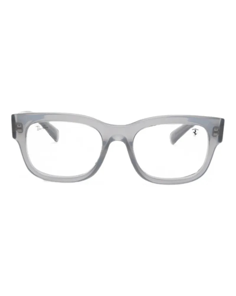 Ray Ban Brille mit eckigem Gestell - Grau Grau