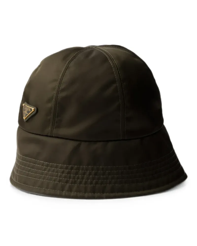 Prada Mütze aus Re-Nylon - Grün Grün