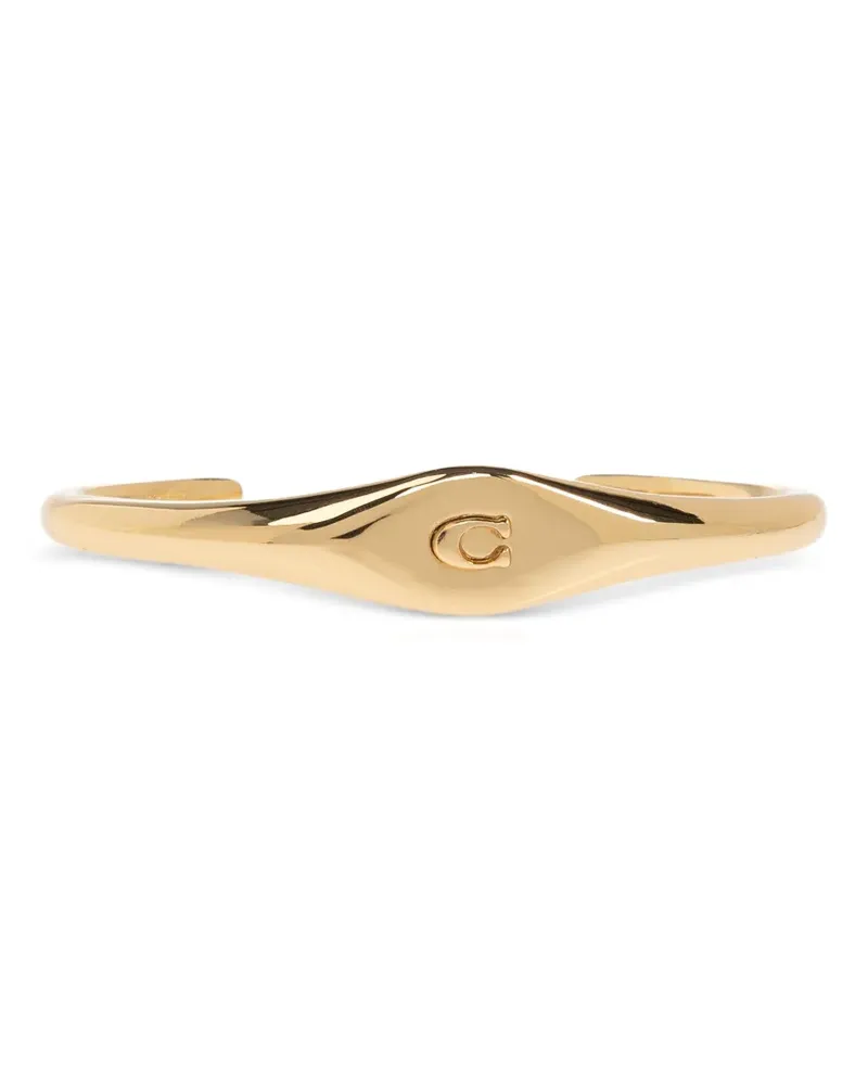 Coach Armreif mit Logo - Gold Gold