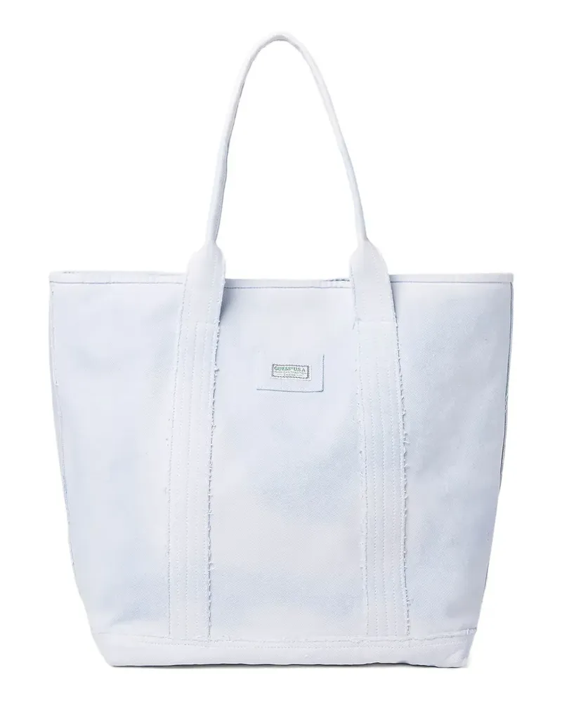 Guess Tote Bag mit Logo-Applikation - Blau Blau