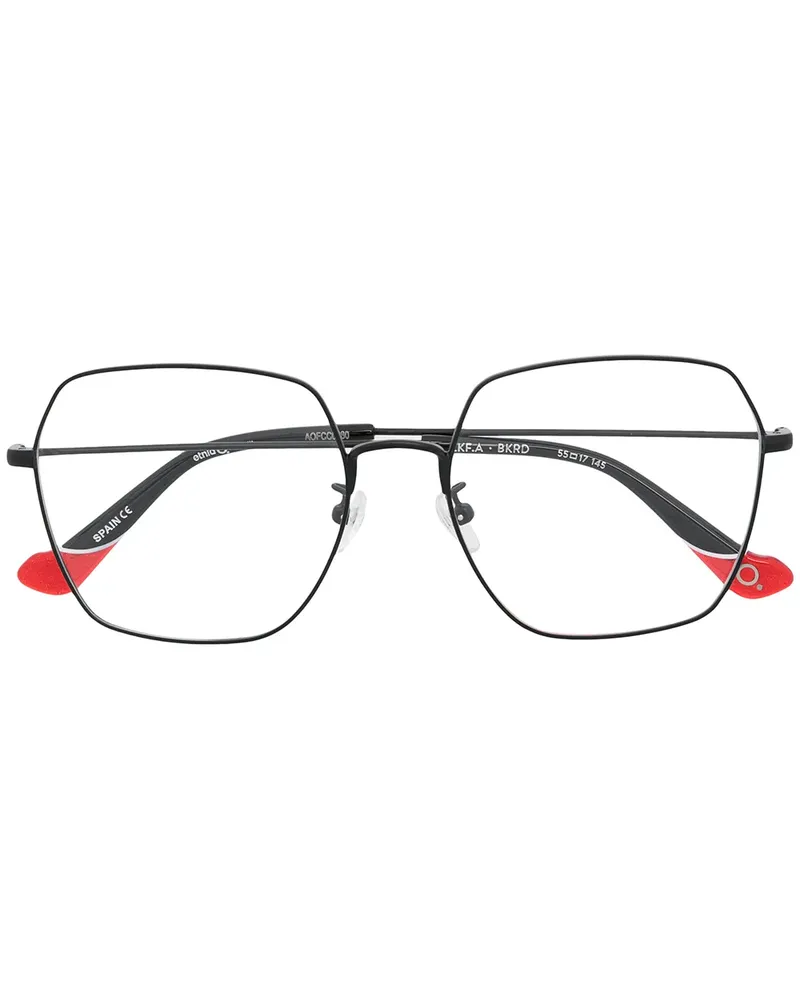 Etnia Barcelona Brille mit eckigem Gestell - Schwarz Schwarz