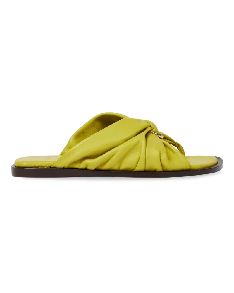 Paul Smith Geraffte Lorha Sandalen - Grün Grün