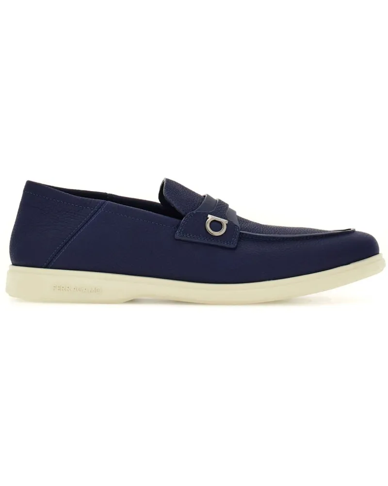 Ferragamo Loafer mit Gancini-Schild - Blau Blau