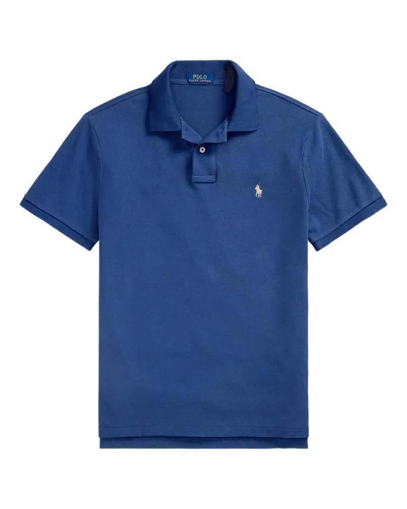 Ralph Lauren Poloshirt aus Mesh - Blau Blau