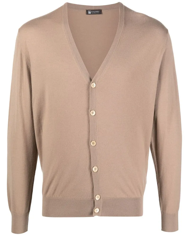 Colombo Cardigan mit Knopfleiste - Nude Nude