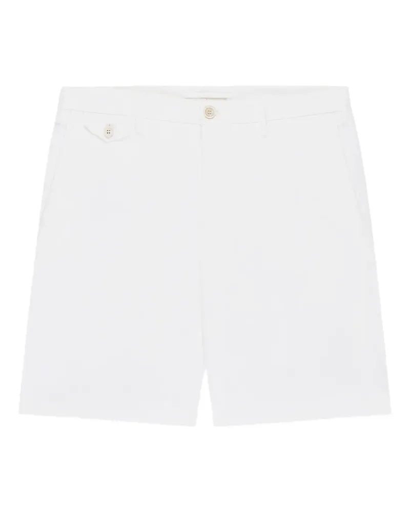 Slowear flap-detail shorts - Weiß Weiß