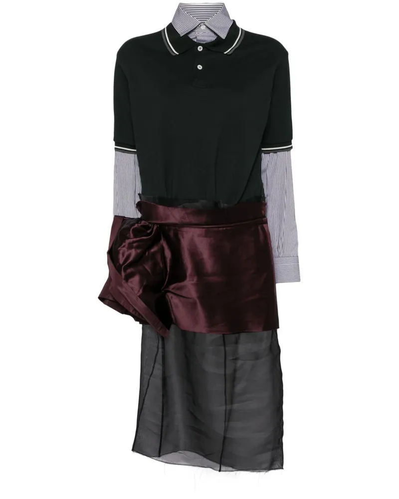 Maison Margiela Décortiqué Midikleid - Grün Grün