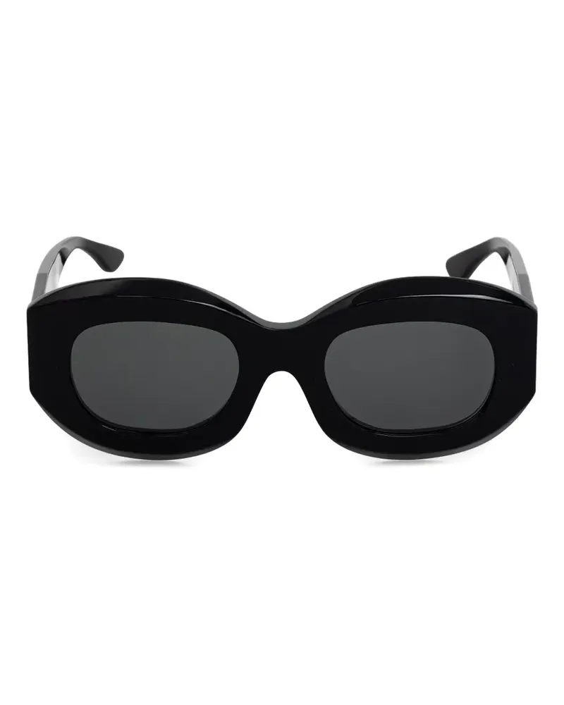 Thierry Lasry Trophy geometric-frame sunglasses - Schwarz Schwarz