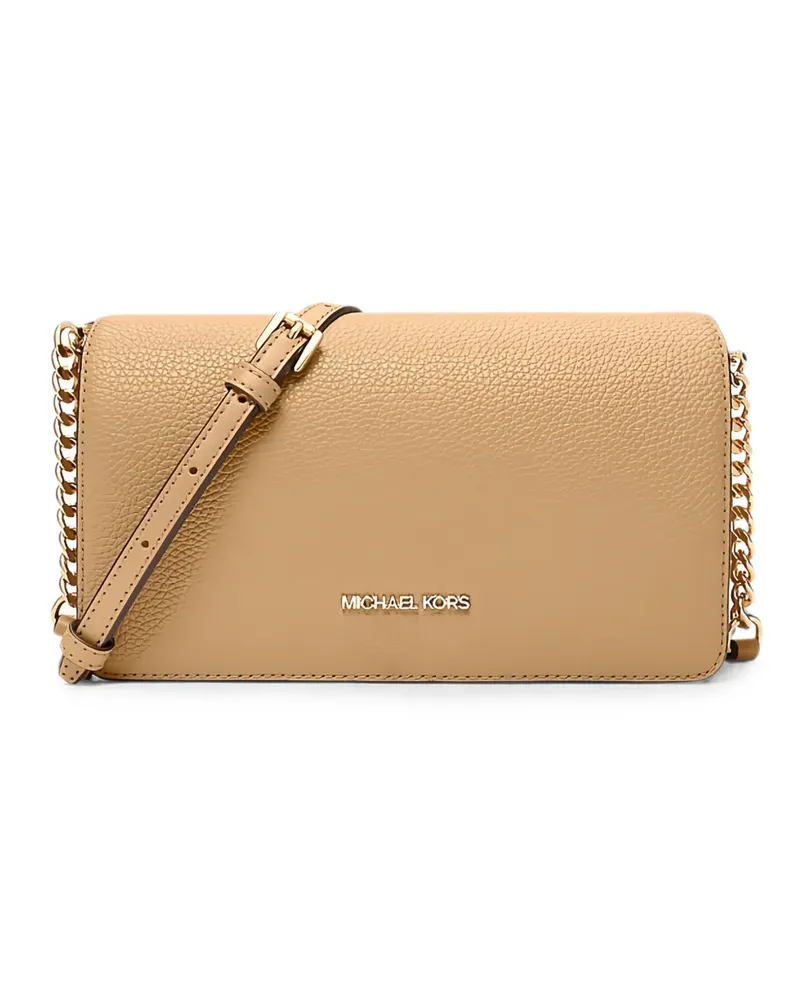 Michael Kors medium Jet Set Travel leather cross body bag - Nude Nude