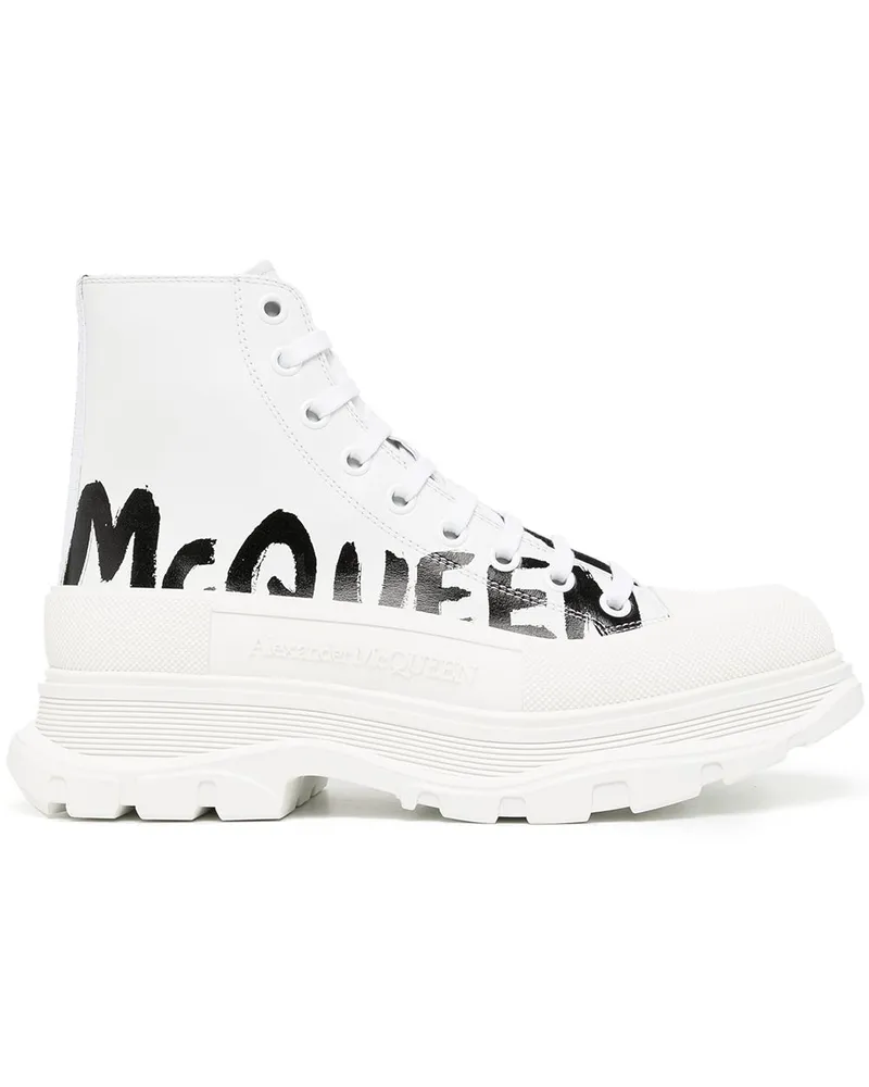 Alexander McQueen Tread Slick Stiefel - Weiß Weiß