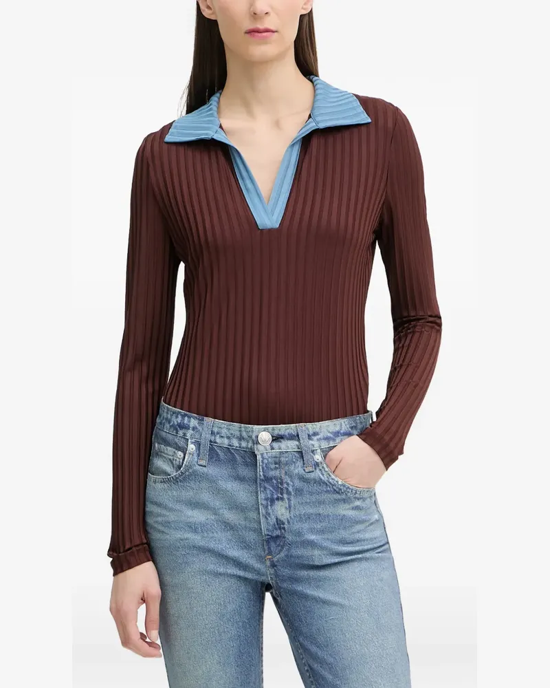 Rag & Bone Luca long-sleeve top - Braun Braun