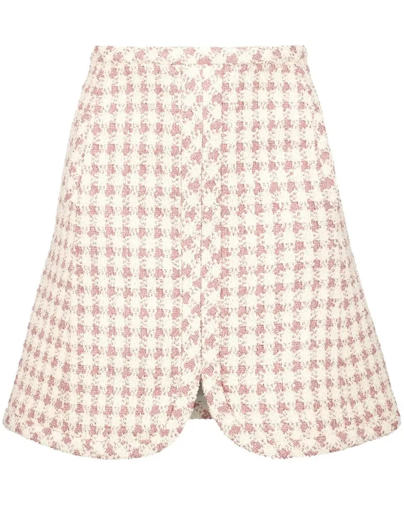 Giambattista Valli Karierter Minirock - Rosa Rosa
