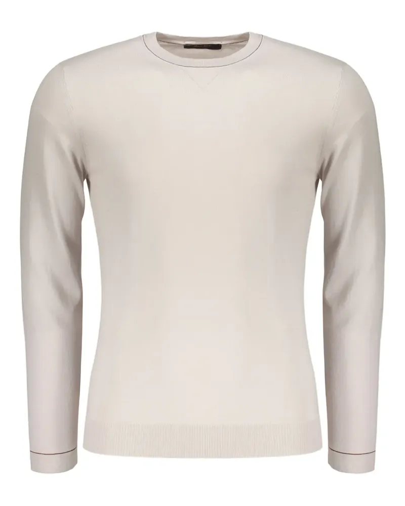 MOORER Klassisches Sweatshirt - Nude Nude