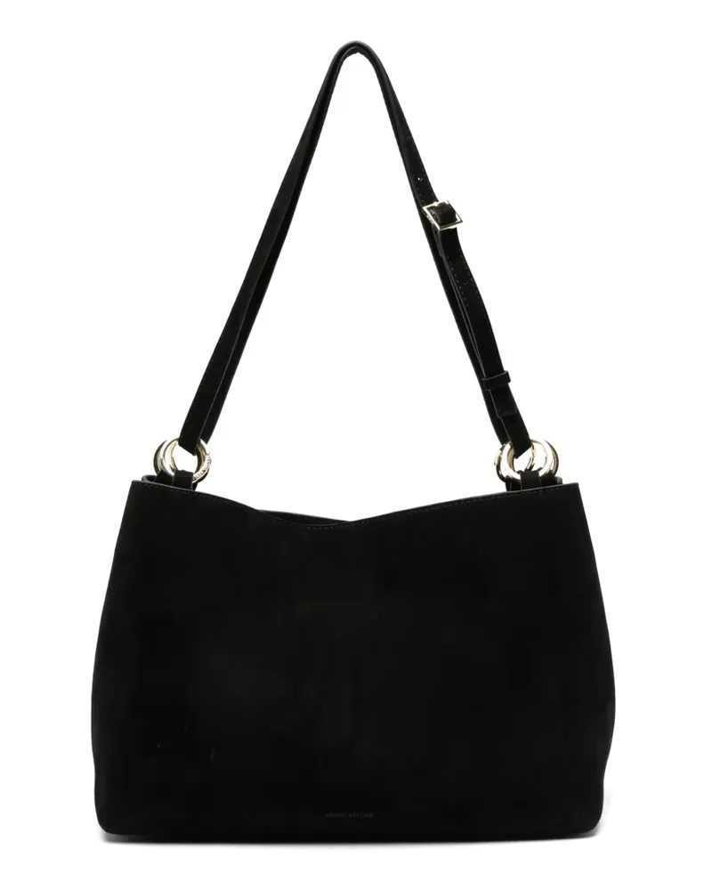 Manu Atelier Eterno leather shoulder bag - Schwarz Schwarz