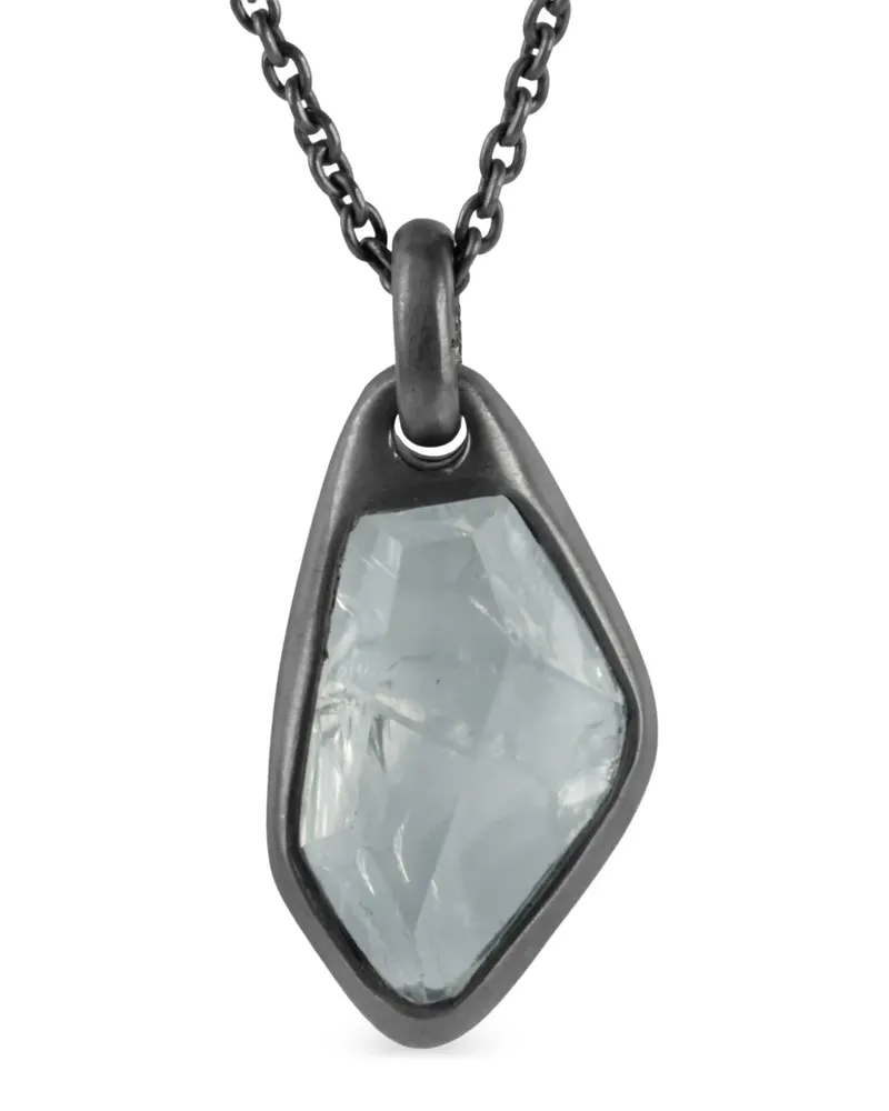 Parts Of Four Halos Halskette aus Sterlingsilber mit Mondquarz - Schwarz Schwarz