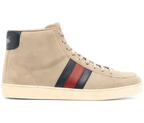 High-Top-Sneakers - Nude