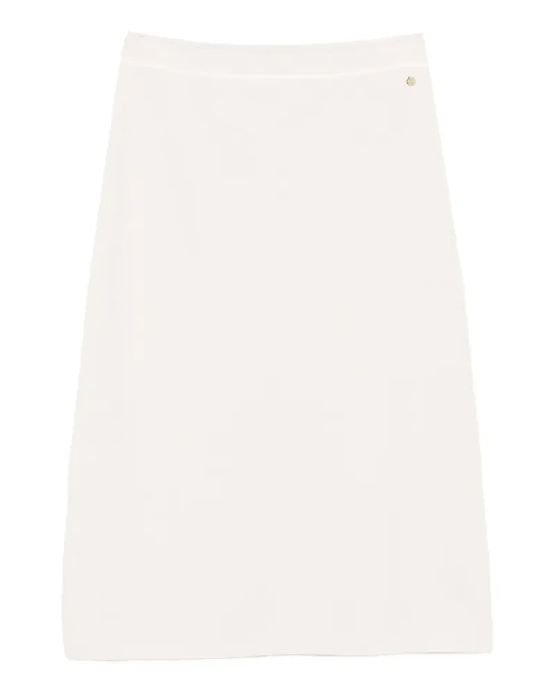 Marc Cain Midirock mit Knopfdetail - Nude Nude