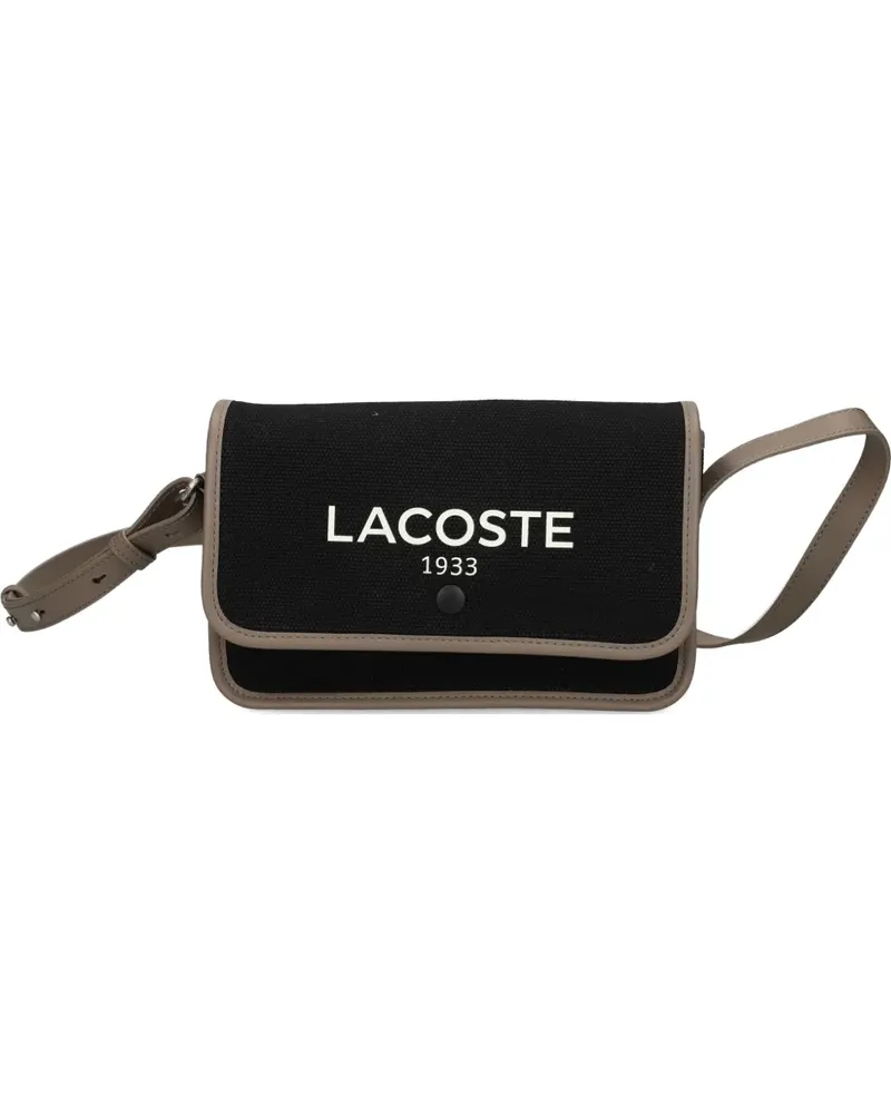 Lacoste Umhängetasche mit Logo-Print - Schwarz Schwarz