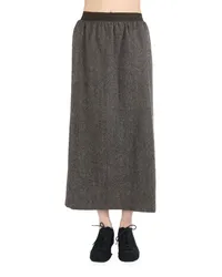 Uma Wang wool midi skirt Schwarz