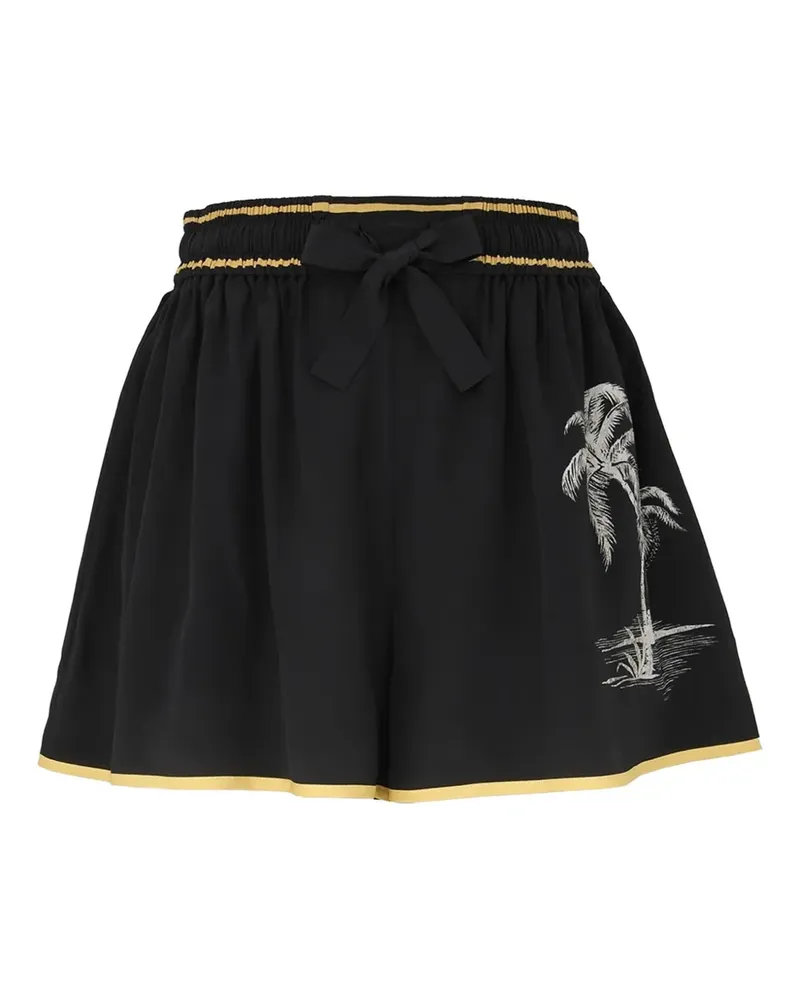 Zimmermann Minirock mit Print - Schwarz Schwarz