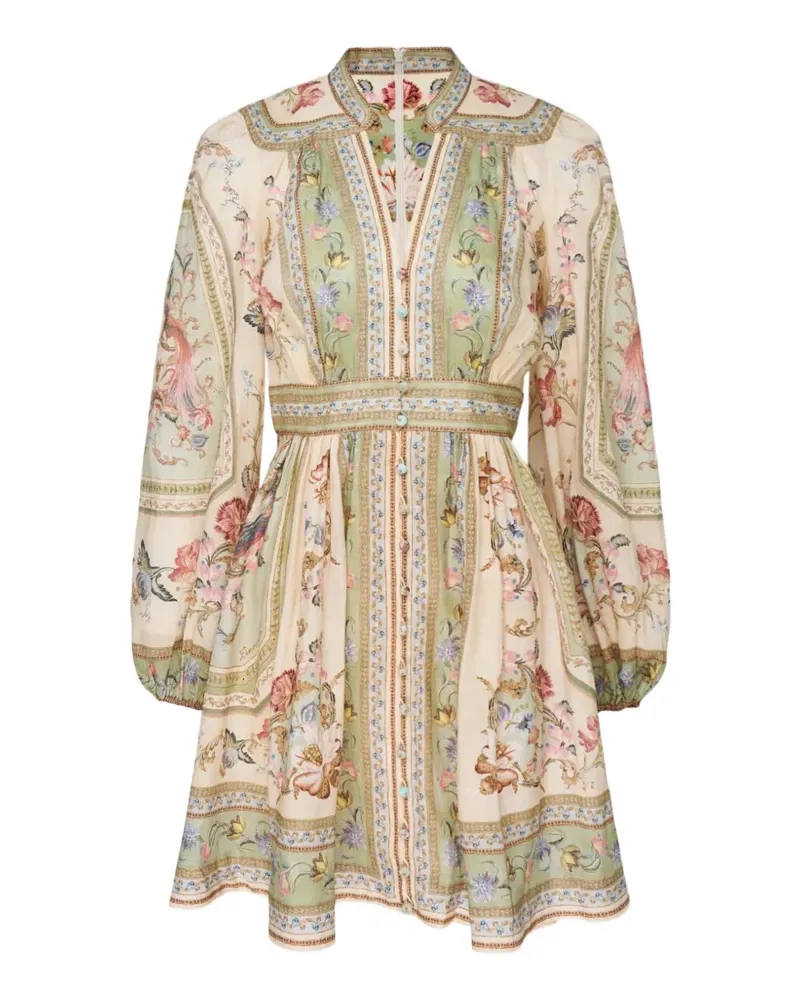 Zimmermann Roselight Kleid mit Blumen-Print - Nude Nude