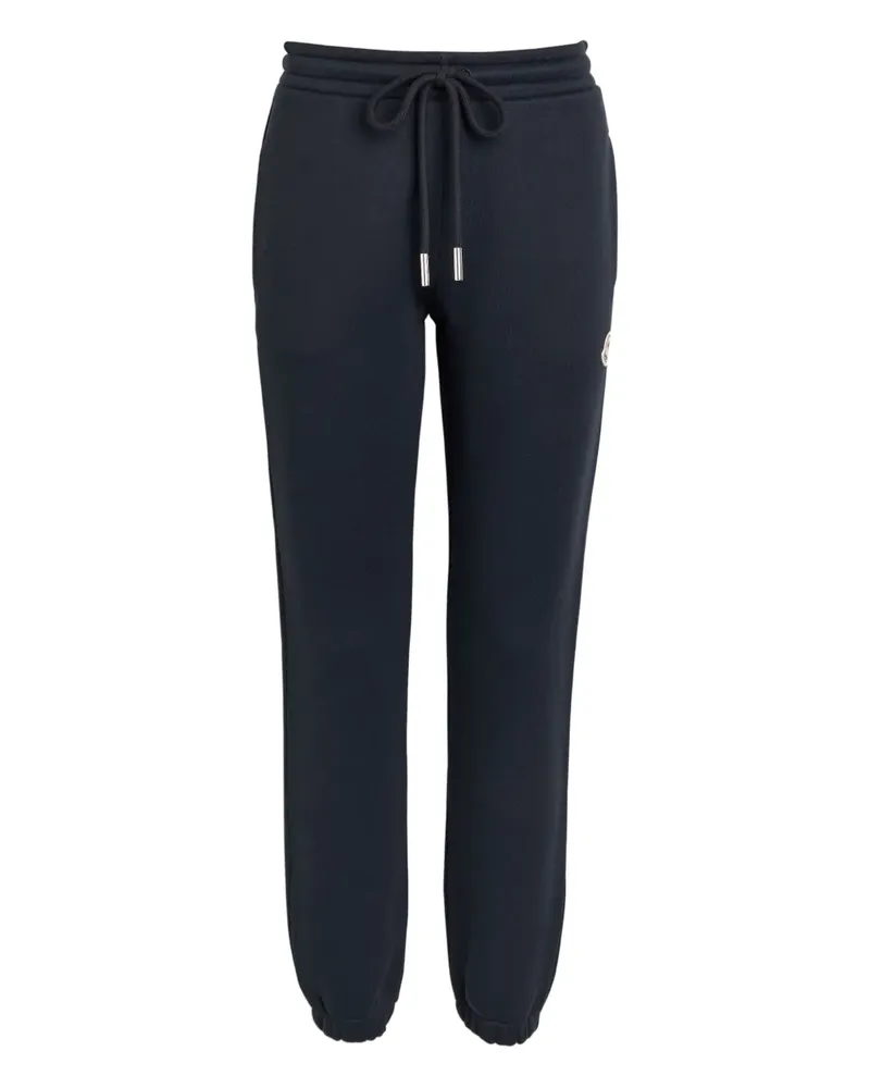 Moncler drawstring-waist track pants - Blau Blau