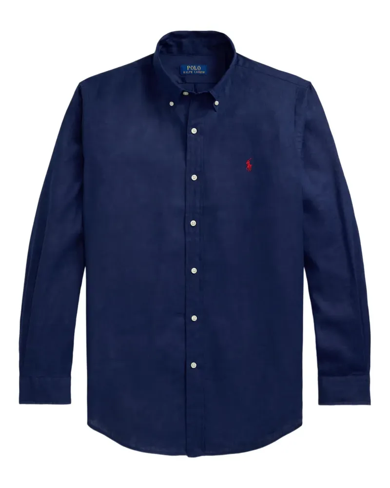 Ralph Lauren Hemd mit Polo Pony - Blau Blau