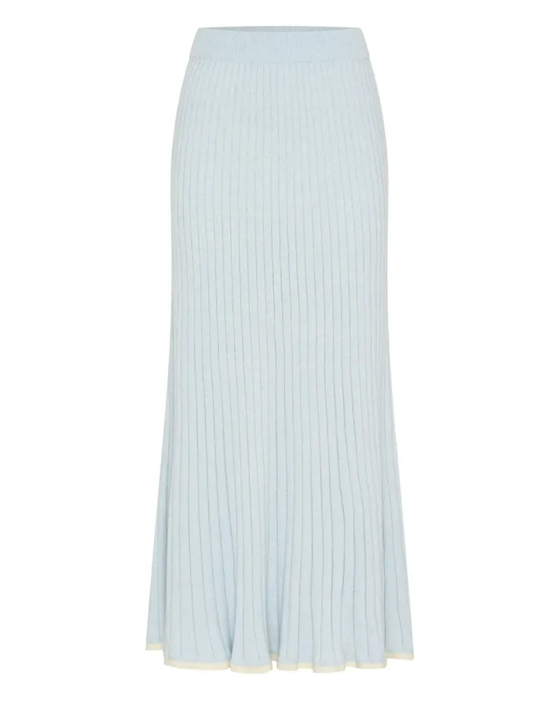 Anna Quan Gerippter Felicia Midirock - Blau Blau