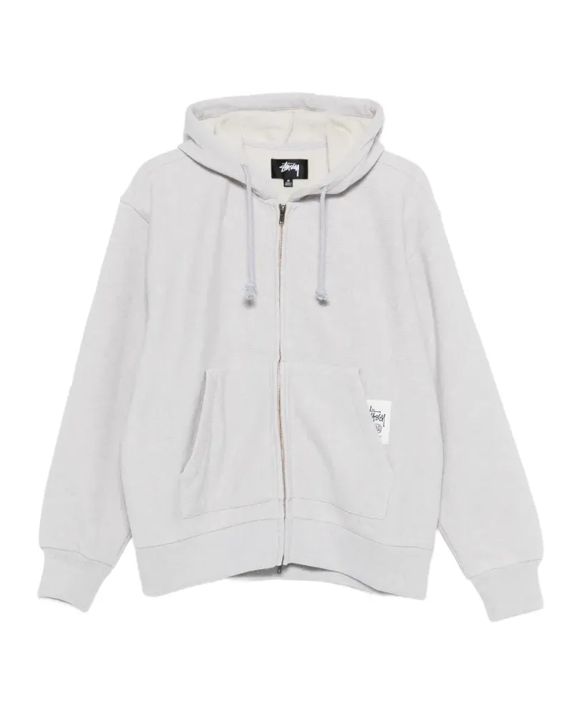 Stüssy zip-up hoodie - Grau Grau