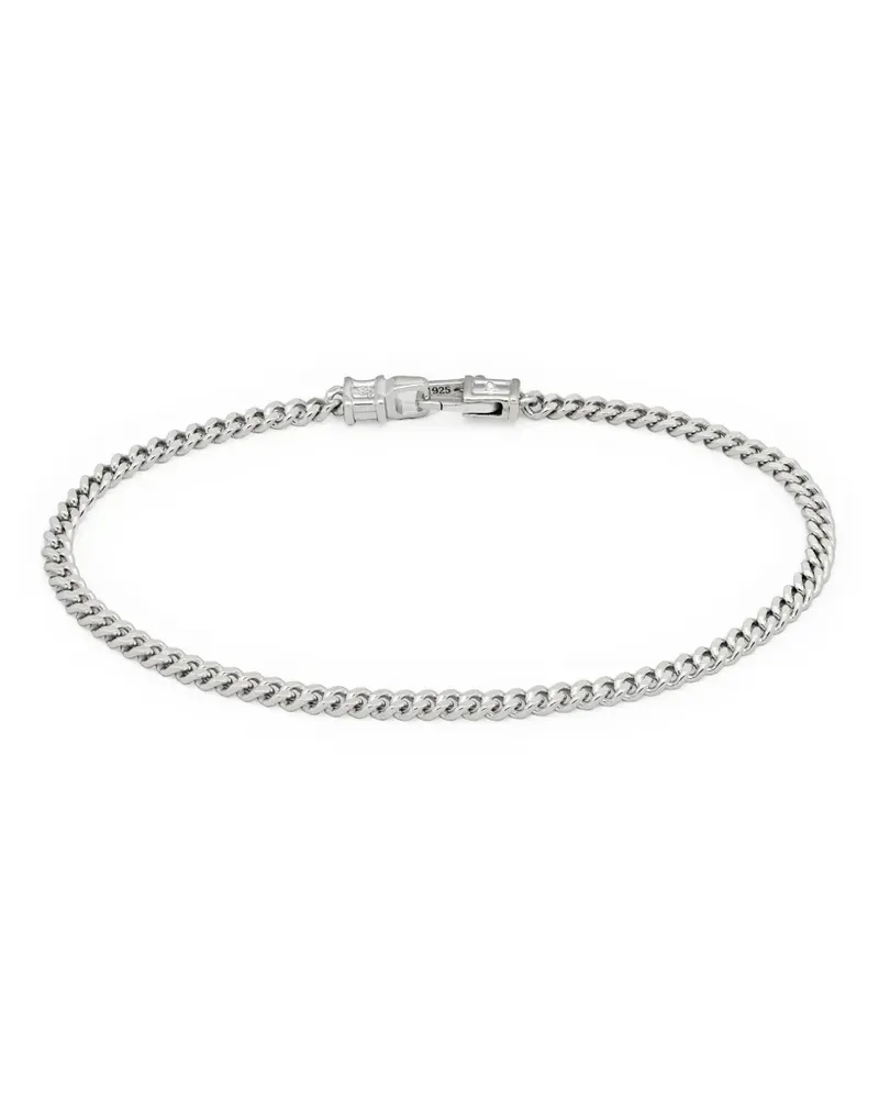 Tom Wood Curb Armband - Silber Silber