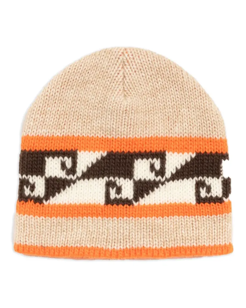 Stüssy Baseballkappe mit Wellen-Print - Nude Nude