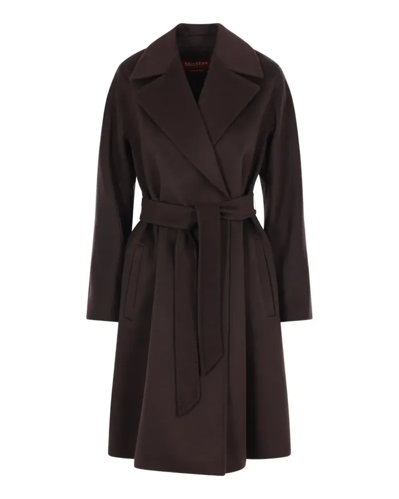 Max Mara Ravenna belted wrap coat - Braun Braun