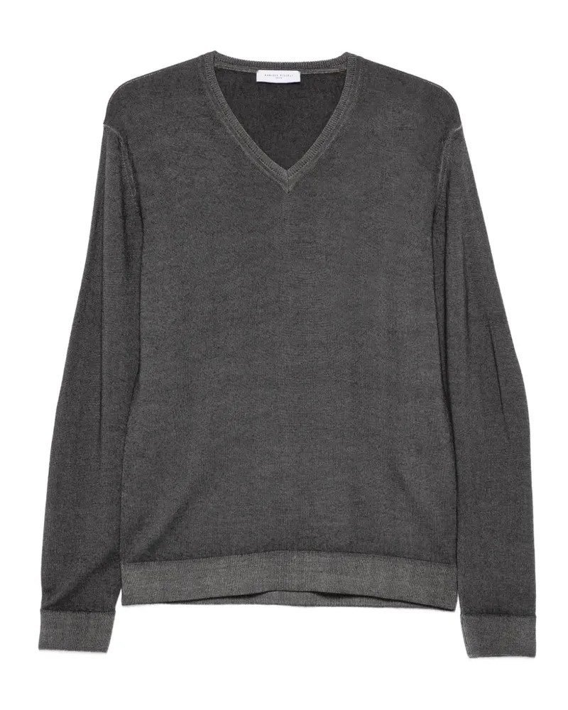 Daniele Fiesoli Gestrickter Pullover mit V-Ausschnitt - Grau Grau