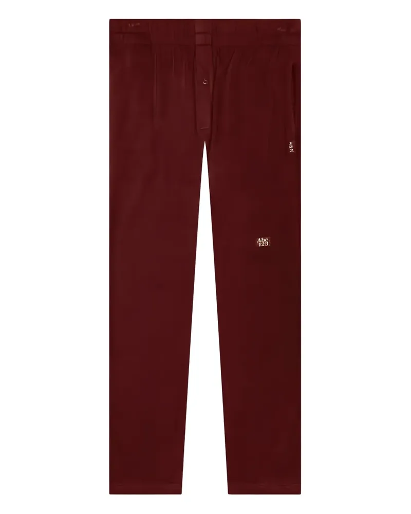 Abc. Hose mit Logo-Patch - Rot Rot