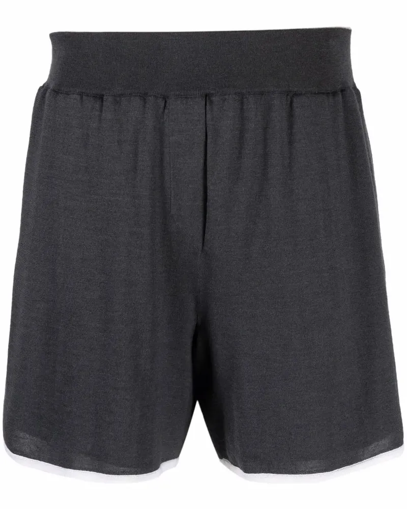 Brunello Cucinelli Shorts mit Stretchbund - Grau Grau