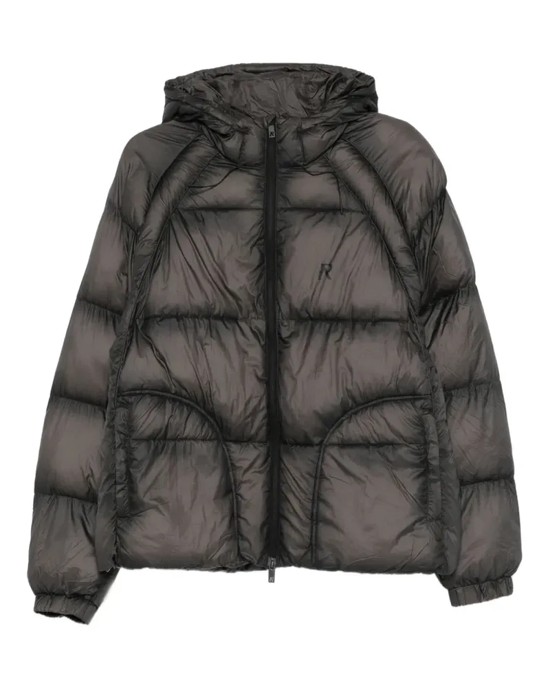 REPRESENT Steppjacke mit Kapuze - Grau Grau
