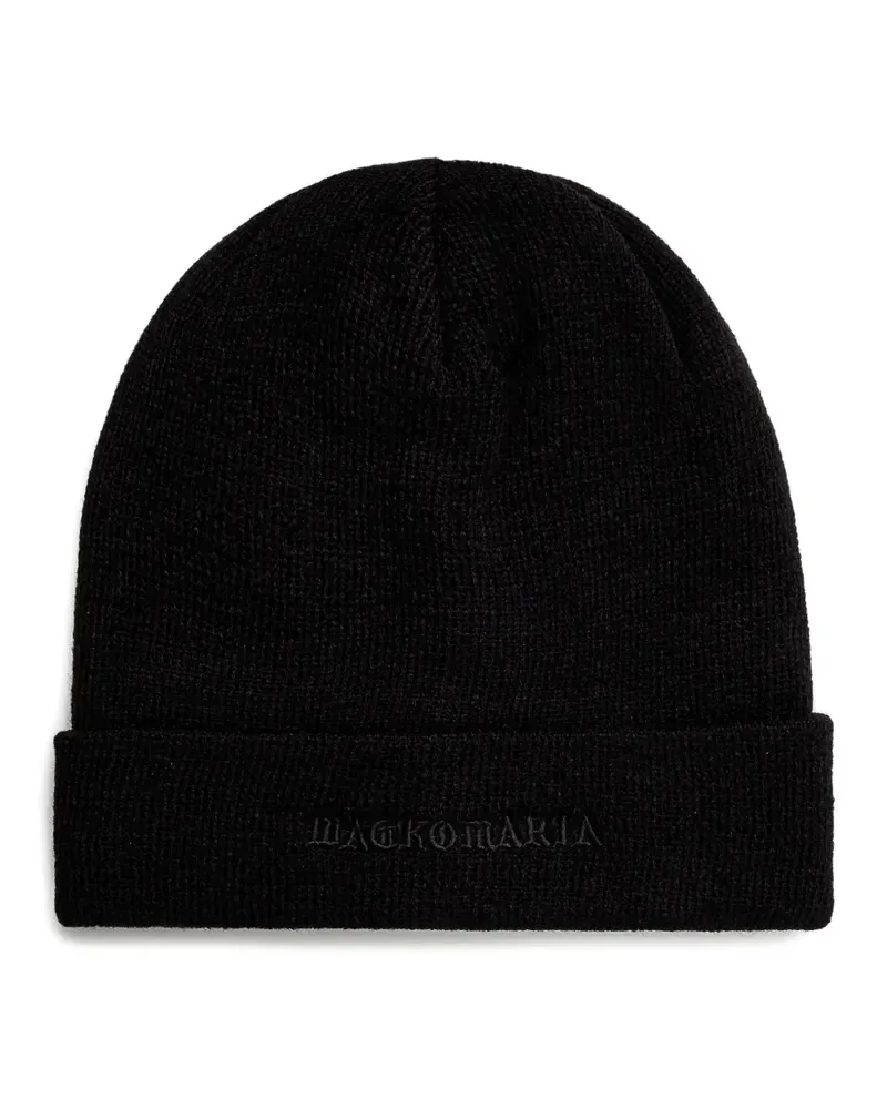 Wacko Maria Beanie mit Logo-Stickerei - Schwarz Schwarz