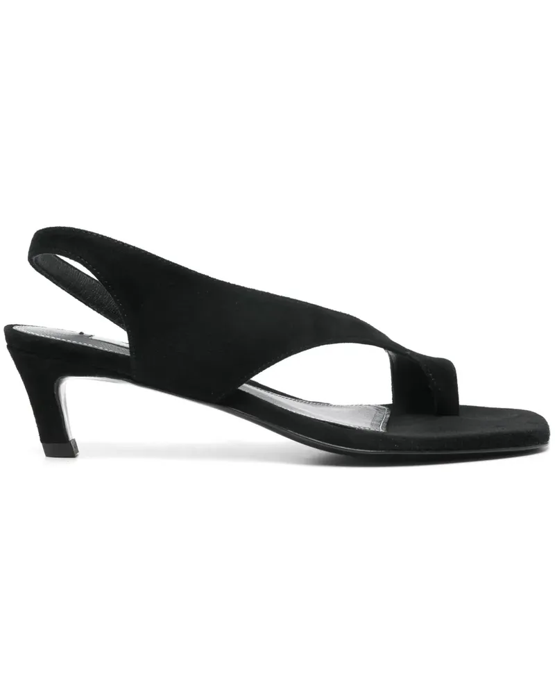 Totême Sandalen aus Wildleder 45mm - Schwarz Schwarz